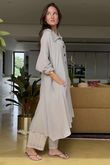 Made in Italy Paulo Pillow Cotton Sailor Dress Stone /9 =